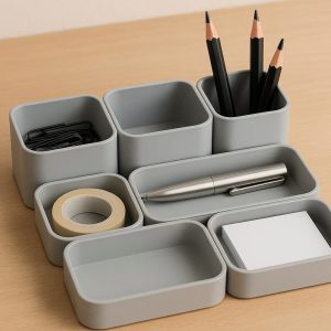 Magnetic Modular Desk Organizer Boxes